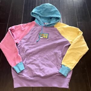 Teddy Fresh Spongebob Colorblock Hoodie Women's Size M
